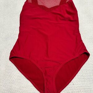 Adore Me women’s Red one piece swim